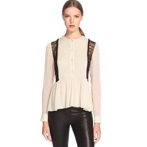 Alice & Olivia Elysia peplum blouse